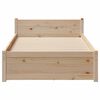 vidaXL Massivholzbett ohne Matratze 90x200 Kiefernholz