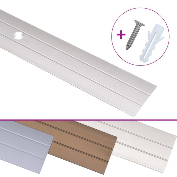 vidaXL &Uuml;bergangsprofil 5 Stk. Aluminium 134 cm Golden