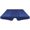 vidaXL Ersatzdach f&uuml;r Gartenschaukel Blau 226x186 cm
