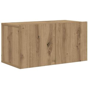 vidaXL TV-Schrankset Wandmontiert Braun 60 x 30 x 30 cm Holzwerkstoff