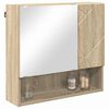 vidaXL Spiegelschrank Sonoma-Eiche 59 x 17 x 55 cm Holzwerkstoff