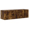 vidaXL TV-Wandschrank 2 pcs Ger&auml;ucherte Eiche 98 x 31 x 29,5 cm