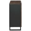 vidaXL Sideboard Braun 90 x 33 x 75 cm massives Mangoholz
