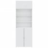 vidaXL Hochschrank Wei&szlig; 80x42,5x225 cm Holzwerkstoff