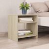 vidaXL Nachttische 2 Stk. Sonoma Eiche 40x30x40 cm Holzwerkstoff