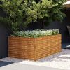 vidaXL Hochbeet 196x100x69 cm Cortenstahl