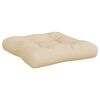vidaXL Palettenkissen 3-tlg. Beige Stoff