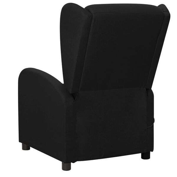 vidaXL Massagesessel Schwarz Stoff
