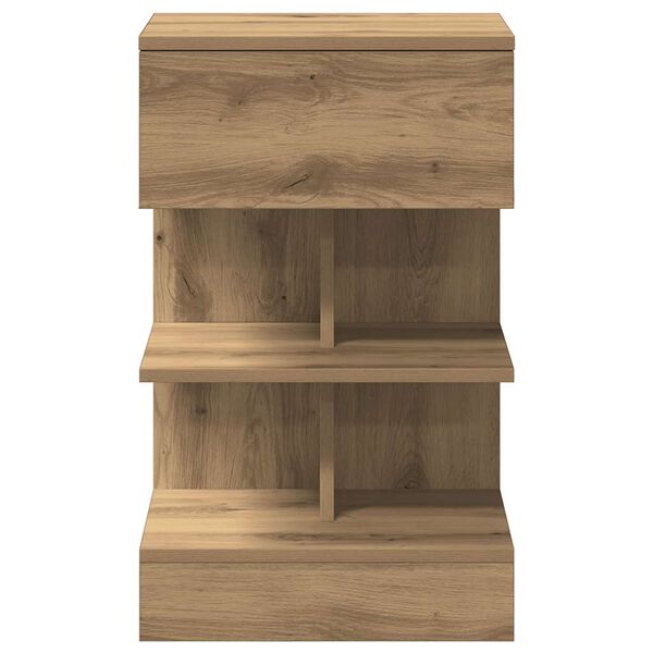 vidaXL Nachttisch Artisan-Eiche 40x35x65 cm Holzwerkstoff