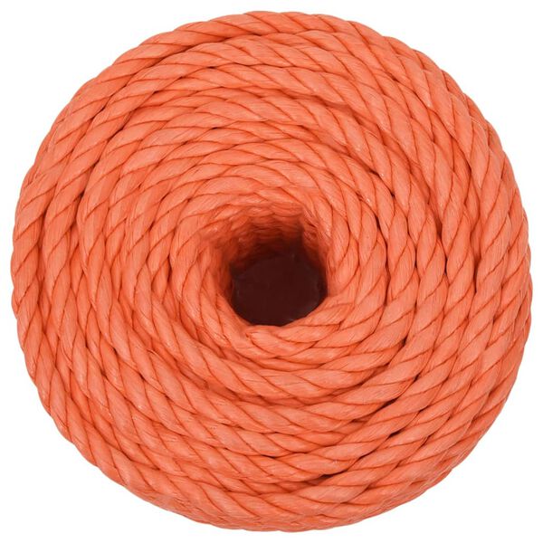 vidaXL Arbeitsseil Orange 20 mm 50 m Polypropylen