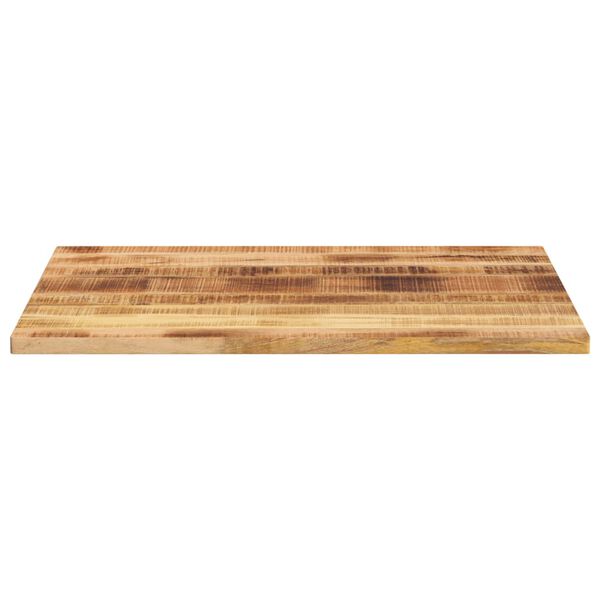 vidaXL Tischplatte 100x80x2,5 cm Rechteckig Raues Massivholz Mango