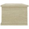 vidaXL Wand-Schubladenregal Sonoma-Eiche 88x26x18,5 cm Holzwerkstoff