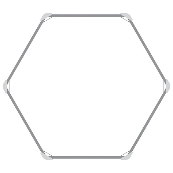 vidaXL Garten-Hochbeet Anthrazit 129 x 129 x 77 cm Verzinkter Stahl