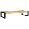 vidaXL Badregal Braun 120 x 50 x 23 cm Massives rohes Mangoholz