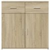 vidaXL Sideboard Sonoma-Eiche 79x38x80 cm Holzwerkstoff