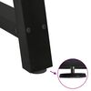vidaXL Couchtischbeine A-Form 2 Stk. Schwarz 38x(42-43) cm Stahl
