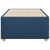 vidaXL Bettgestell ohne Matratze Blau 90x200 cm Stoff