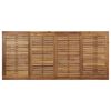 vidaXL Garten Essgruppe 9 pcs Schwarz Massivholz Akazie