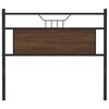vidaXL Kopfteil Braun Eichen-Optik 107 cm Holzwerkstoff und Stahl