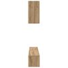 vidaXL TV-Schrankset Wandmontiert 5 pcs Artisan-Eiche Holzwerkstoff
