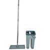 Aqua Laser Flacher Mopp Grau