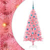 vidaXL Weihnachtsbaum Rosa 150 cm PVC
