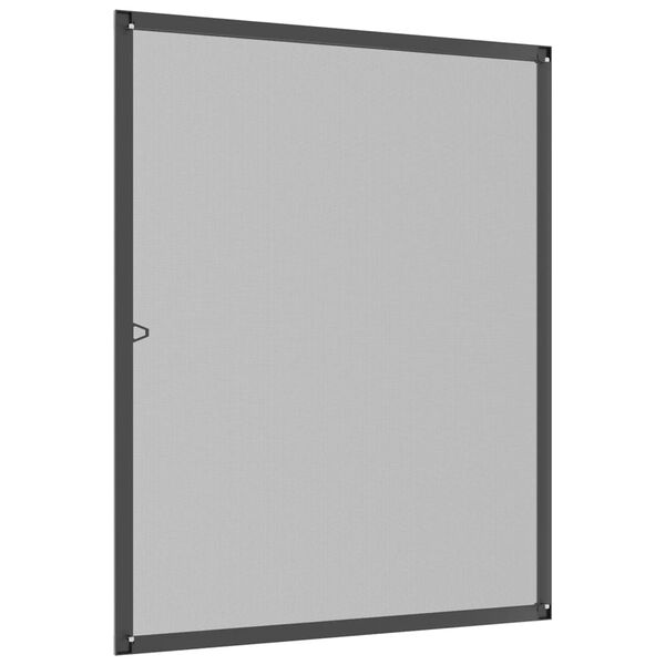 vidaXL Insektenschutz f&uuml;r Fenster Anthrazit 100x120 cm