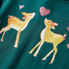 Kinder-Langarmshirt Dunkelgr&uuml;n 116