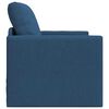 vidaXL Bodensofa mit Schlaffunktion Blau 112x174x55 cm Stoff