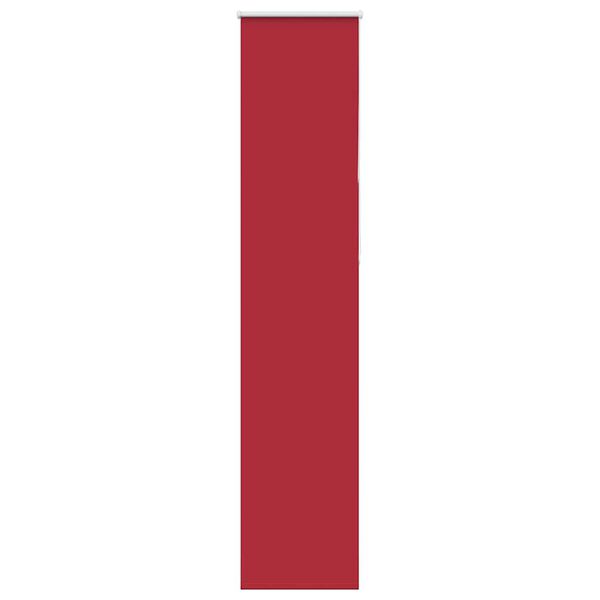 vidaXL Verdunkelungsrollo Rot 60x210 cm Stoffbreite 55,7 cm Polyester