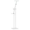 vidaXL Messest&auml;nde 2 pcs Wei&szlig; 26,5 x 26,5 x 150 cm Stahl