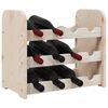 vidaXL Weinregal 43x25x37 cm Massivholz Kiefer