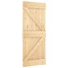 vidaXL T&uuml;r NARVIK Natur 85 x 210 cm Massivkiefer