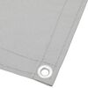 vidaXL Balkon-Sichtschutz Hellgrau 120x400 cm 100 % Polyester-Oxford