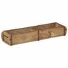 vidaXL Tablett Braun 57 x 15 x 9 cm Massives upgecyceltes Holz