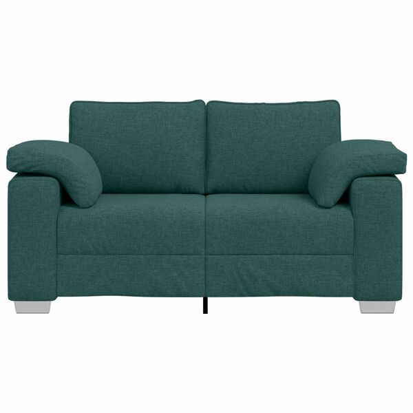 vidaXL Sofa Dunkelgr&uuml;n 160 x 77 x 82 cm Stoff