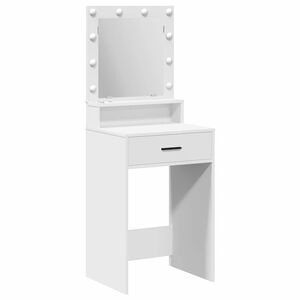 vidaXL Schminktisch mit Schubladen Wei&szlig; 50 x 41 x 135 cm Holzwerkstoff