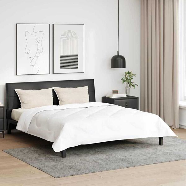 vidaXL Kopfkissen mit Kissen 2 pcs Weiß 40 x 80 cm Baumwolle