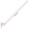 vidaXL Installationsrohre 15x10 mm 30 m PVC