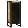 vidaXL Badezimmerm&ouml;bel Set mit Regal 3 pcs Braun Massivholz Mango