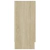 vidaXL Sideboard Sonoma-Eiche 120x30,5x70 cm Holzwerkstoff