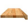 vidaXL Treppenstufen 8 Stk. Hellbraun 90x25x2 cm Massivholz Eiche