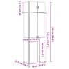 vidaXL Hochschrank Weiß 70x42,5x225 cm Holzwerkstoff