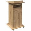 vidaXL Podium Artisan-Eiche Holzwerkstoff 55 x 55 x 107 cm