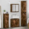 vidaXL Badezimmerm&ouml;bel-Set 4 pcs Ger&auml;ucherte Eiche Holzwerkstoff