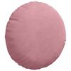 vidaXL Sitzkissen 2 St&uuml;ck Rosa &Oslash; 30 x 13 cm Samt