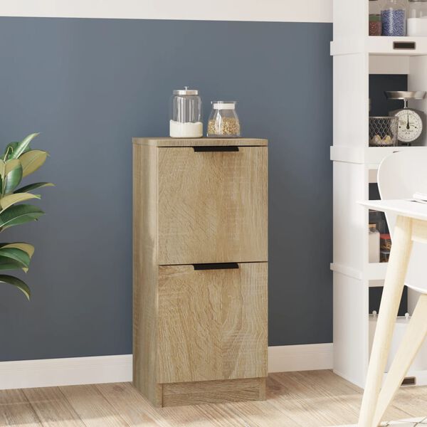 vidaXL Sideboard Sonoma-Eiche 30x30x70 cm Holzwerkstoff