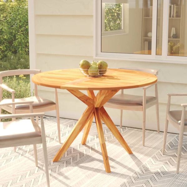 vidaXL Gartentisch 110x110x75 cm Massivholz Akazie
