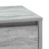 vidaXL Nachttisch mit Schubladen Grau 39 x 34,5 x 50 cm Holzwerkstoff