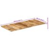 vidaXL Tischplatte Massivholz Mango 25-27 mm 140x60 cm
